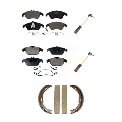 Ceramic Brake Pads Extra Wear Sensor Front Rear Kit (5Pc) For Mercedes-Benz C300