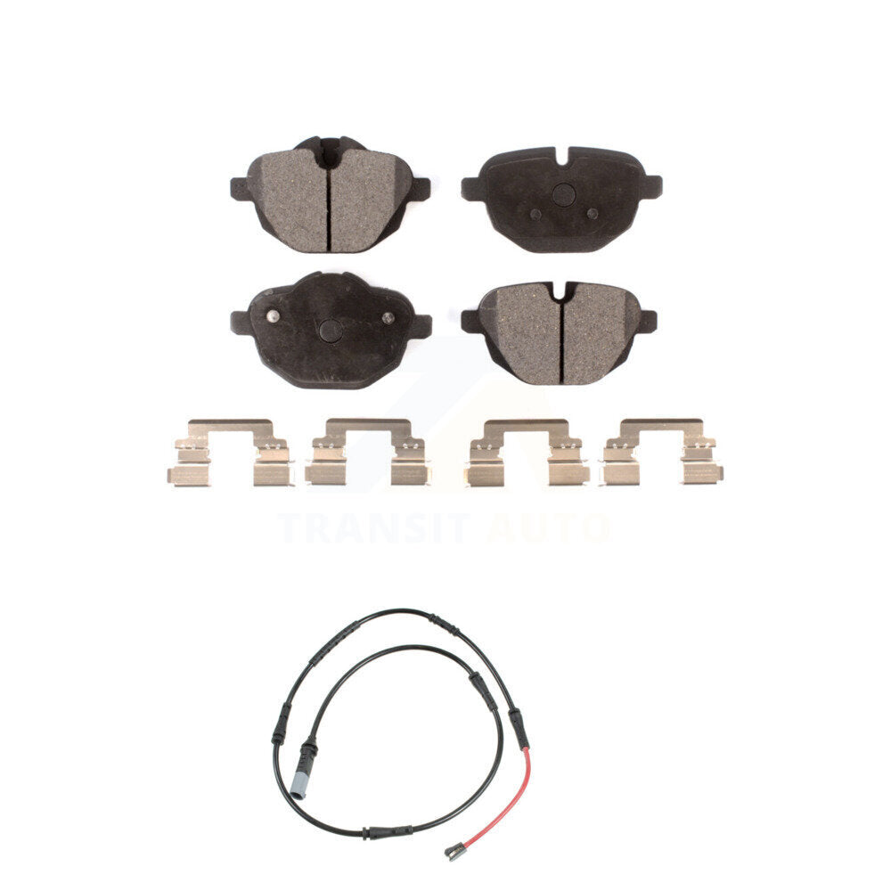 Ceramic Disc Brake Pads And Wear Sensors Rear Kit For BMW 528i xDrive 535d