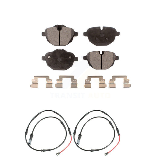 Ceramic Disc Brake Pads And Wear Sensors Rear Kit For BMW 528i xDrive 535d