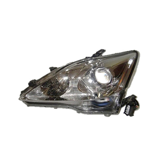 Front Left Driver Side Hid Headlight Lens And Housing 2006-2008 Lexus Is250, Is350