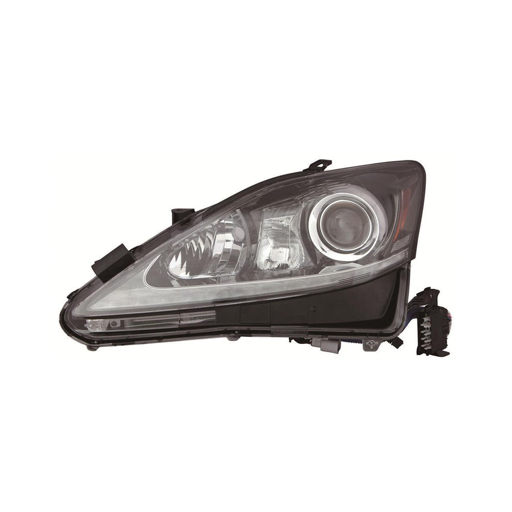 Front Left Driver Side Hid Headlight Lens And Housing 2012-2013 Lexus Is250, Is350