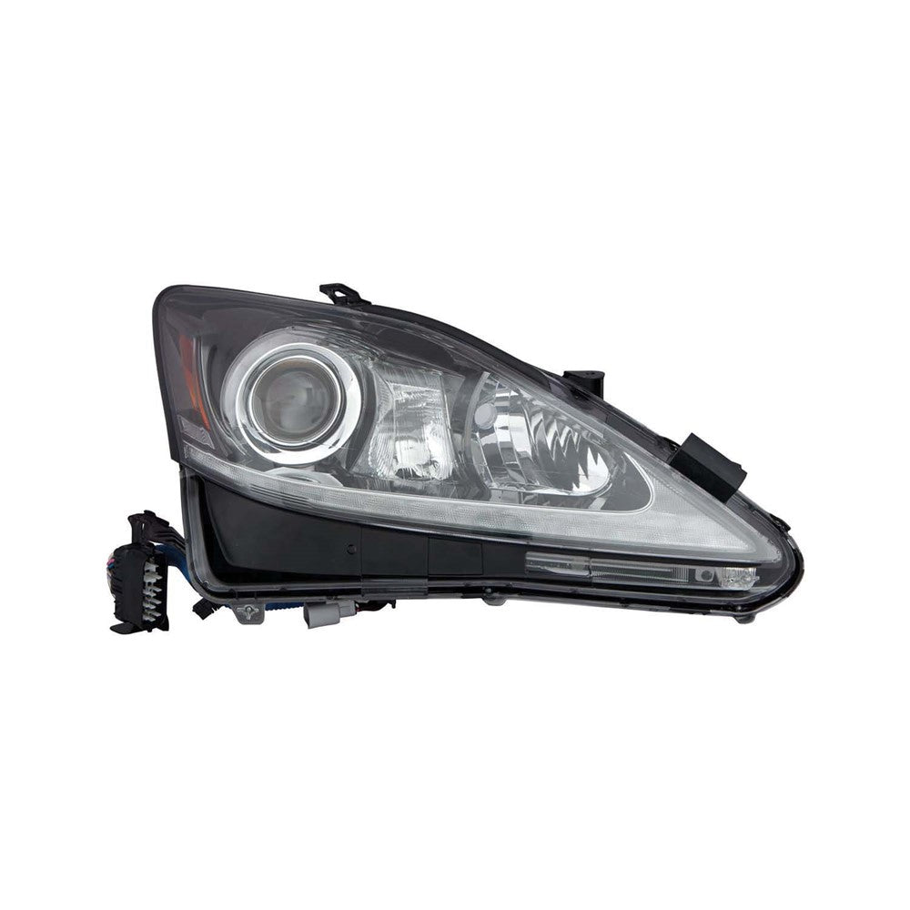 Front Right Passenger Side Hid Headlight Lens And Housing 2012-2013 Lexus Is250, Is350