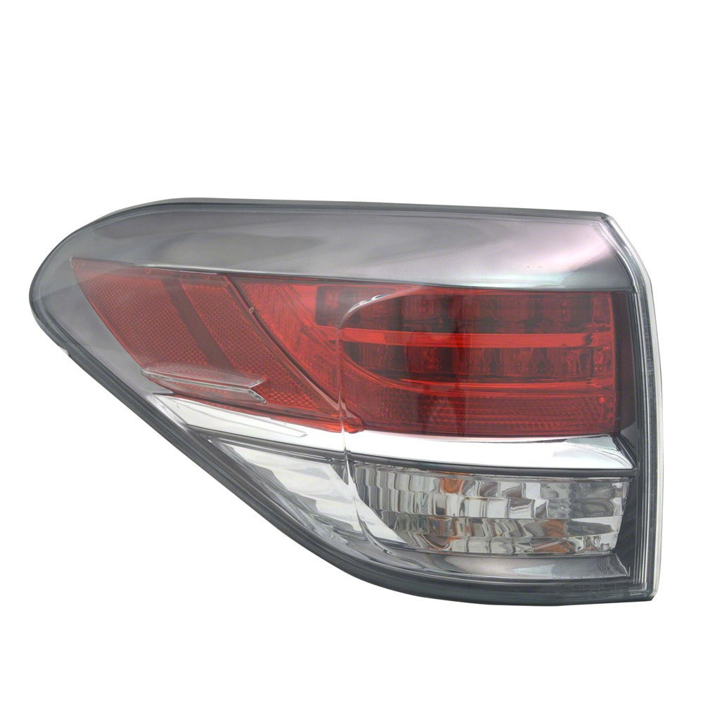 Rear Left Driver Side Outer Tail Light Assembly 2013-2015 Lexus Rx350
