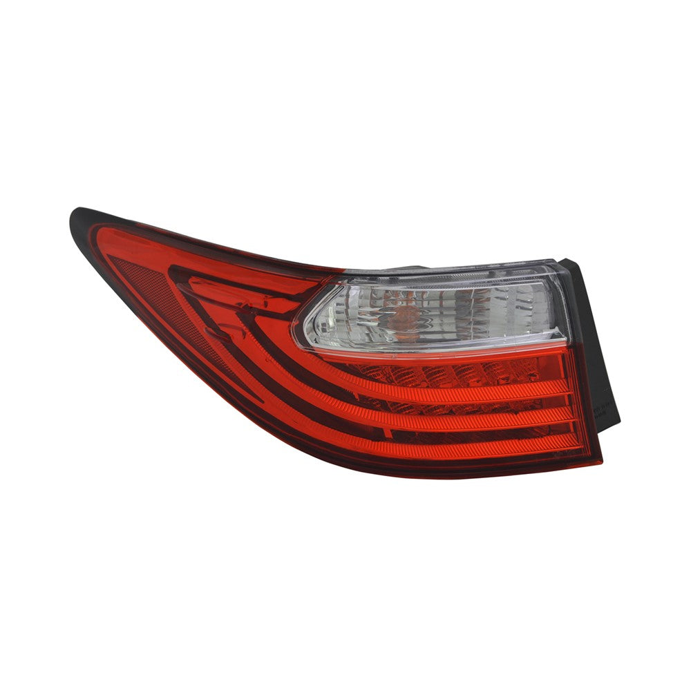 Rear Left Driver Side Outer Tail Light Lens And Housing 2013-2015 Lexus Es300h, Es350