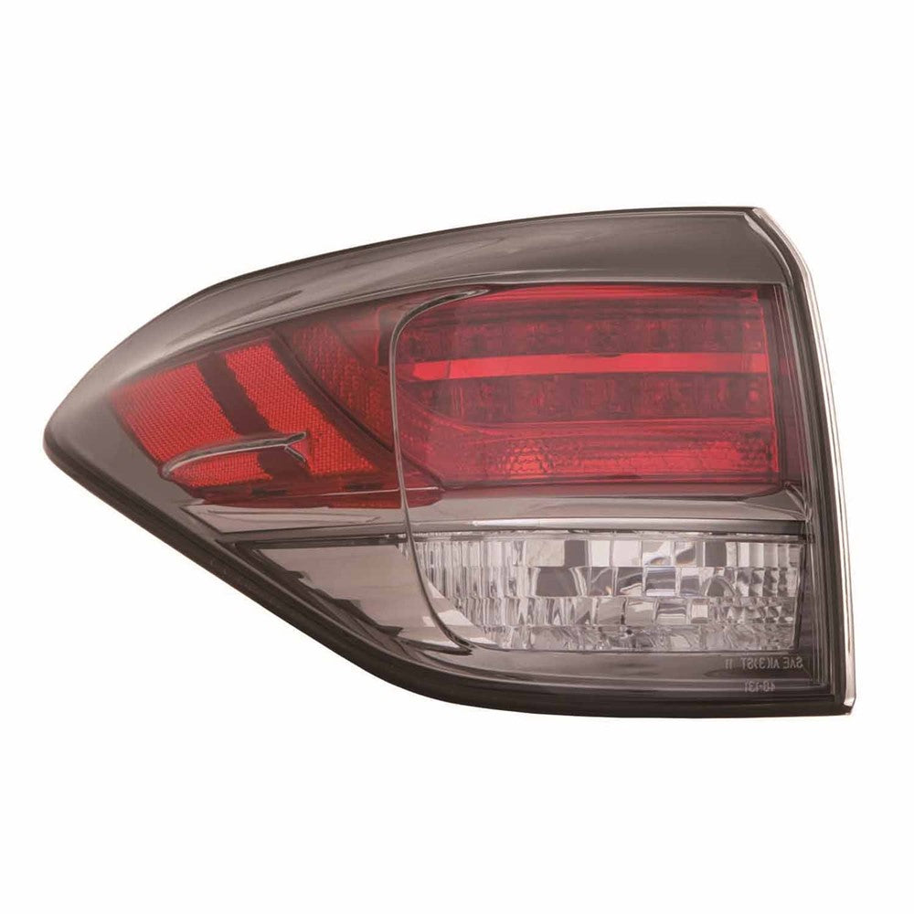 Rear Left Driver Side Outer Tail Light Lens And Housing 2013-2015 Lexus Rx350, Rx450h