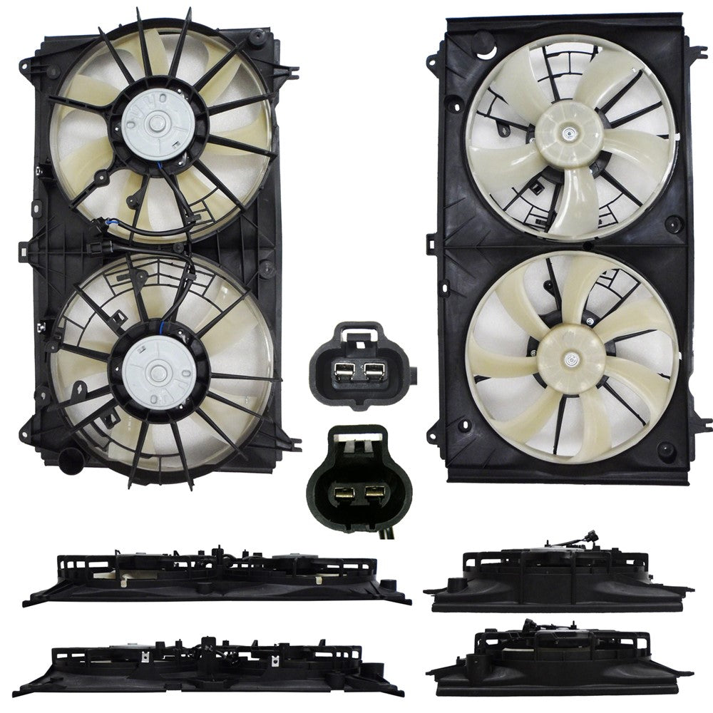 Dual Fan Assembly 2008-2011 Lexus Gs460