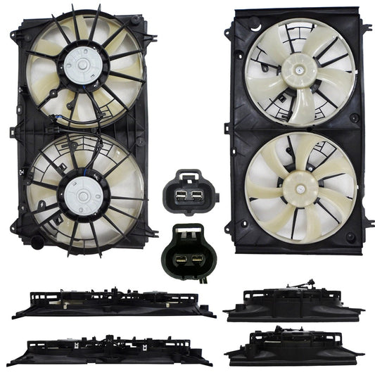 Dual Fan Assembly 2008-2011 Lexus Gs460