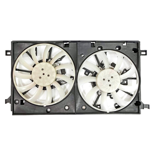Radiator And Condenser Fan Assembly With Two Fans Side By Side 2019-2024 Lexus Ux250h