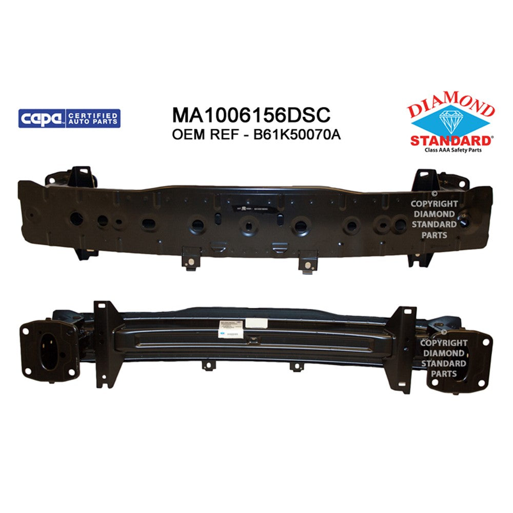 Front Bumper Impact Bar 2017-2018 Mazda 3