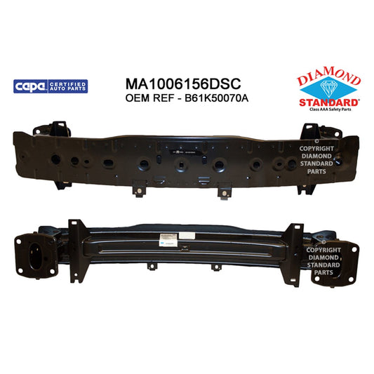 Front Bumper Impact Bar 2017-2018 Mazda 3