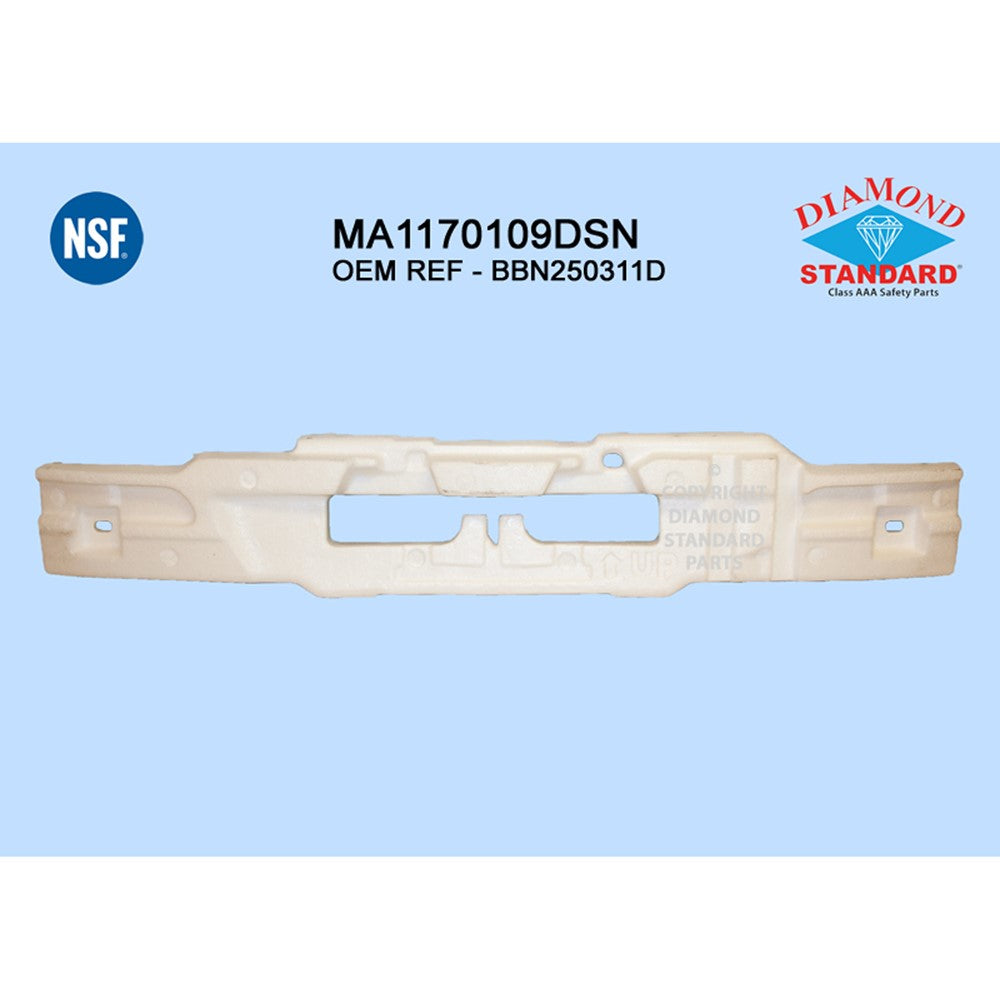 Rear Bumper Impact Absorber 2010-2013 Mazda 3