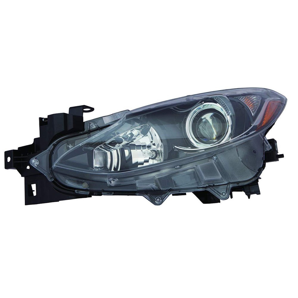 Front Left Driver Side Halogen Headlight Assembly 2014-2016 Mazda 3
