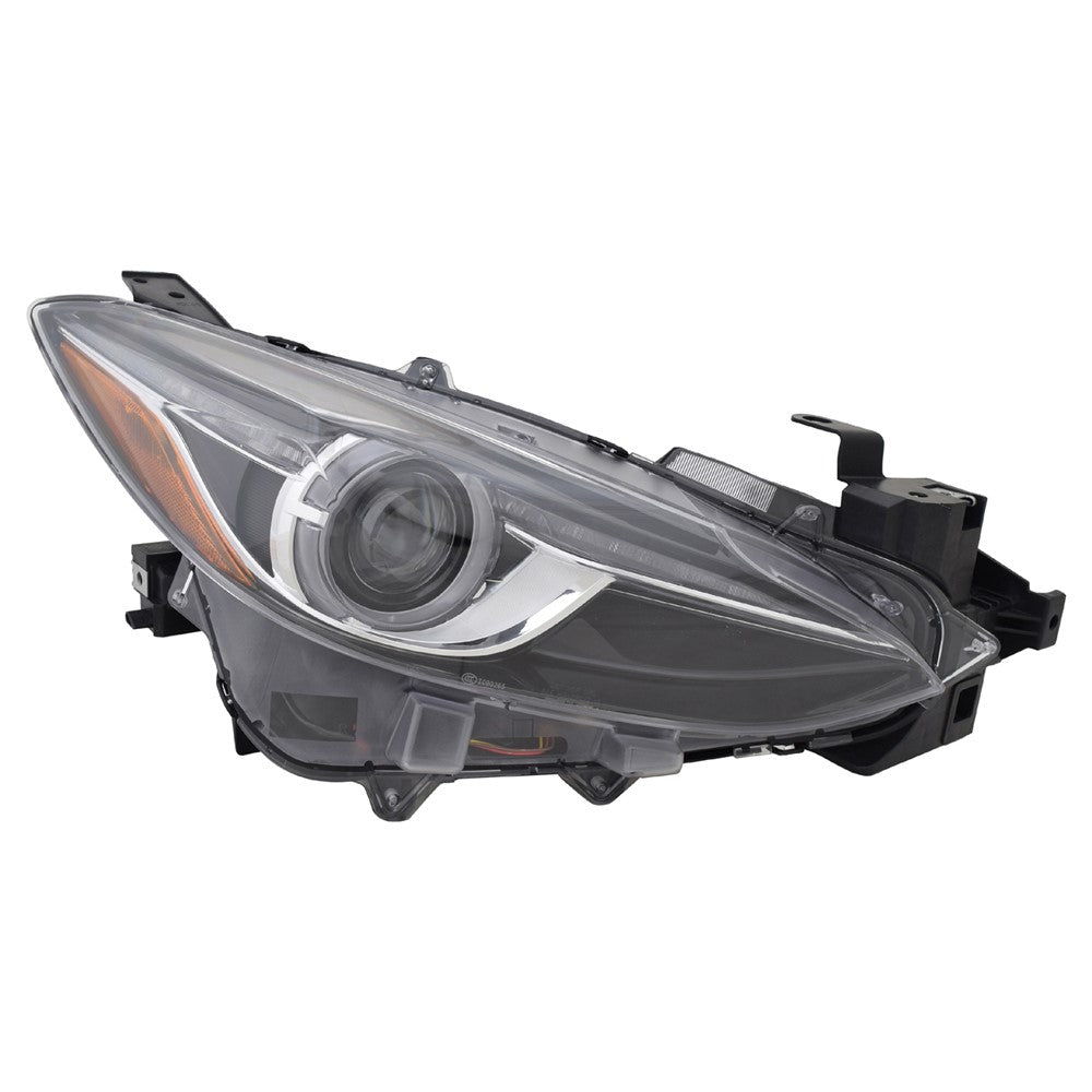 Front Right Passenger Side Hid Headlight Lens And Housing 2014-2016 Mazda 3