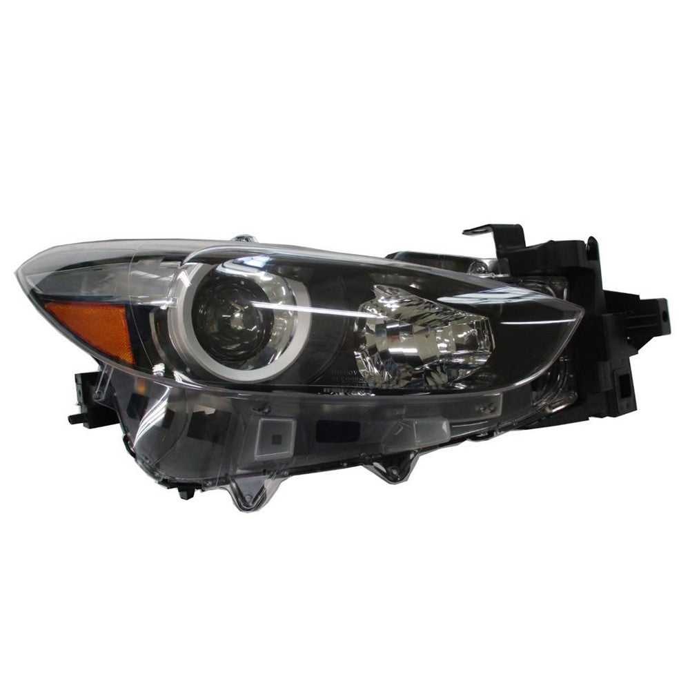 Front Right Passenger Side Halogen Headlight Assembly 2017-2018 Mazda 3
