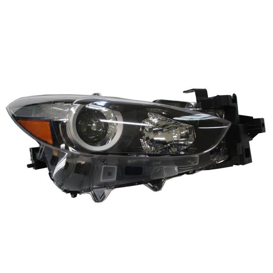 Front Right Passenger Side Halogen Headlight Assembly 2017-2018 Mazda 3