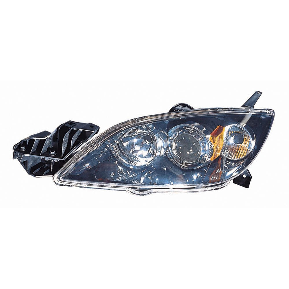 Front Left Driver Side Halogen Headlight Lens And Housing 2004-2009 Mazda 3