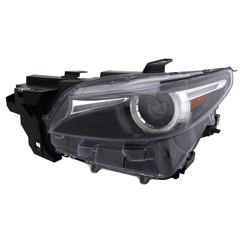 Front Left Driver Side Led Headlight Lens Housing 2016-2021 Mazda Cx-9