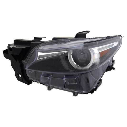 Front Left Driver Side Led Headlight Lens Housing 2016-2021 Mazda Cx-9