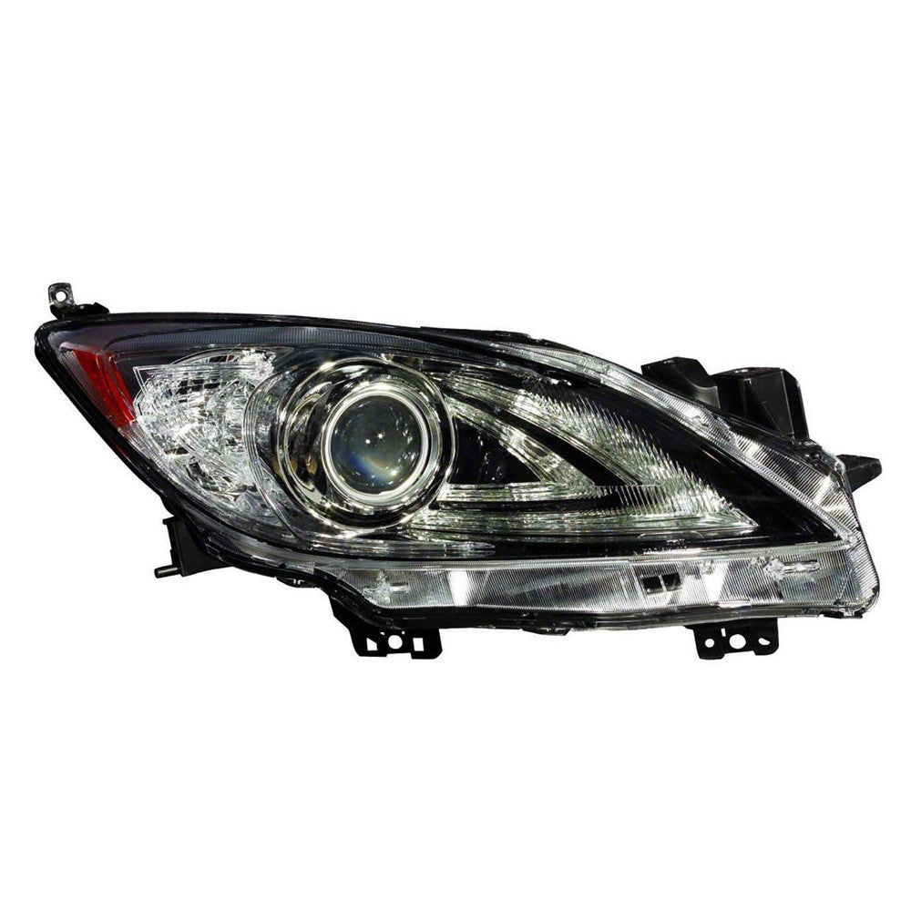 Front Left Driver Side Hid Headlight Lens And Housing 2010-2013 Mazda 3