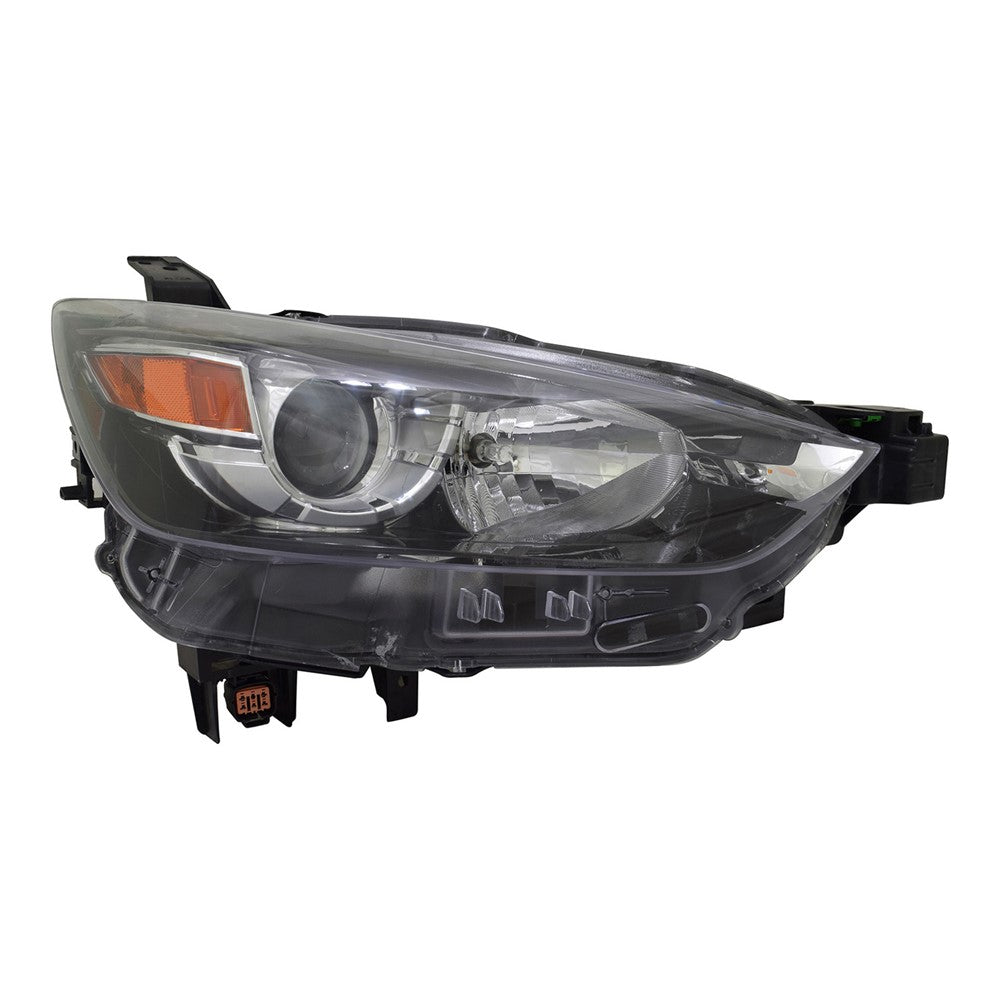 Front Right Passenger Side Halogen Headlight Lens And Housing 2016-2022 Mazda Cx-3, Cx-30