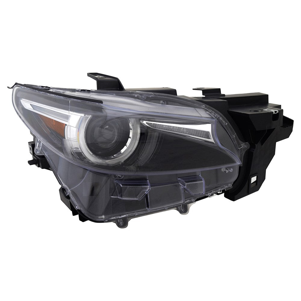 Front Right Passenger Side Led Headlight Lens Housing 2016-2021 Mazda Cx-9