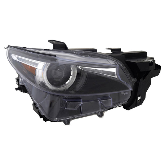 Front Right Passenger Side Led Headlight Lens Housing 2016-2021 Mazda Cx-9
