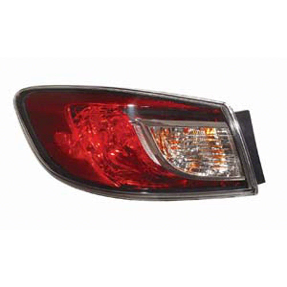 Rear Left Driver Side Inner Bulb Type Tail Light Assembly 2010-2013 Mazda 3