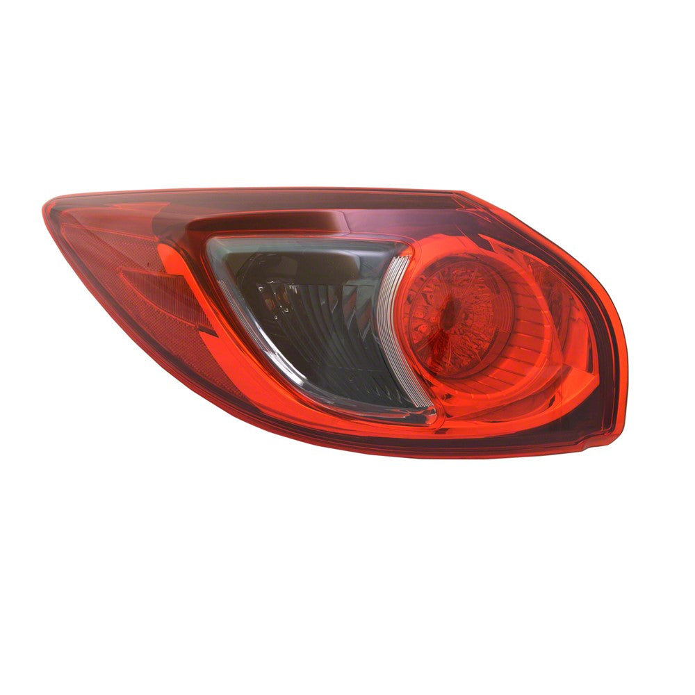 Rear Left Driver Side Outer Bulb Type Tail Light Assembly 2013-2016 Mazda Cx-5