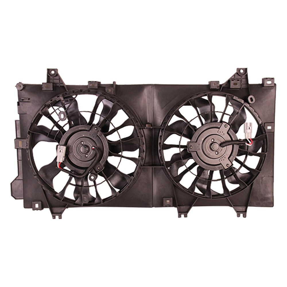 Dual Radiator And Condenser Fan Assembly 2014-2018 Mazda 3
