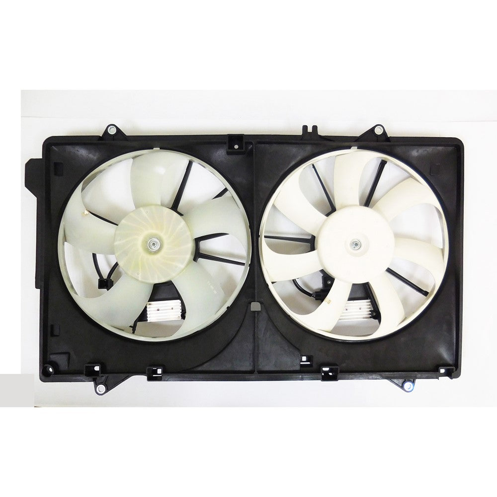 Radiator And Condenser Fan Assembly With Two Fans Side By Side 2019 Mazda Cx-5