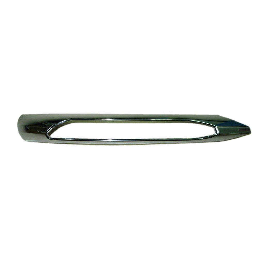 Front Right Front Passenger Side Bumper Cover Grille Molding [chrome Center Strip With Hole For Led Lamp] With Amg 2012-2015 Mercedes-Benz C250, C300