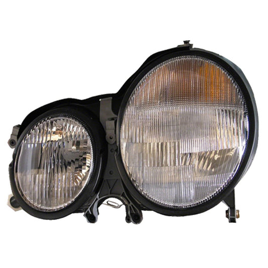 Front Left Driver Side Halogen Headlight Assembly 2000-2003 Mercedes-Benz E320, E430, E55 Amg