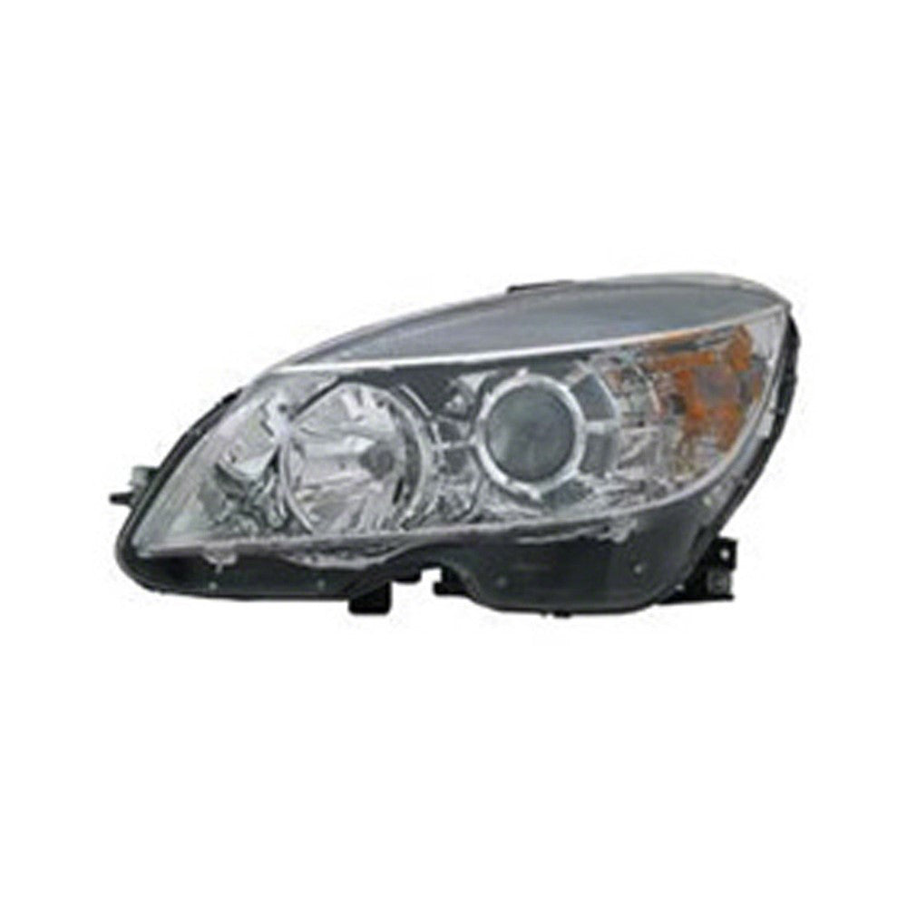 Front Left Driver Side Halogen Headlight Assembly 2008-2011 Mercedes-Benz C230, C300, C350, C63 Amg, C250