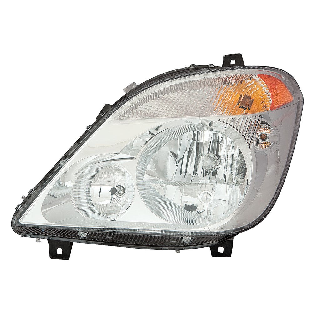 Front Left Driver Side Halogen Headlight Assembly 2007-2013 Dodge Sprinter 2500, Sprinter 3500 & Mercedes-Benz Sprinter 2500, Sprinter 3500