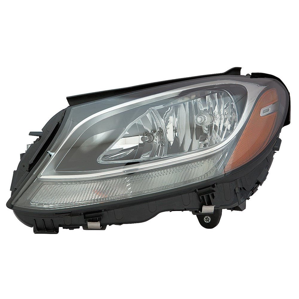 Front Left Driver Side Halogen Headlight Assembly 2015-2018 Mercedes-Benz C300, C400, C63 Amg, C63 Amg S, C350, C450 Amg, C43 Amg