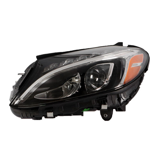 Front Left Driver Side Led Headlight Lens Housing 2015-2018 Mercedes-Benz C300, C400, C63 Amg, C63 Amg S, C350, C450 Amg, C43 Amg