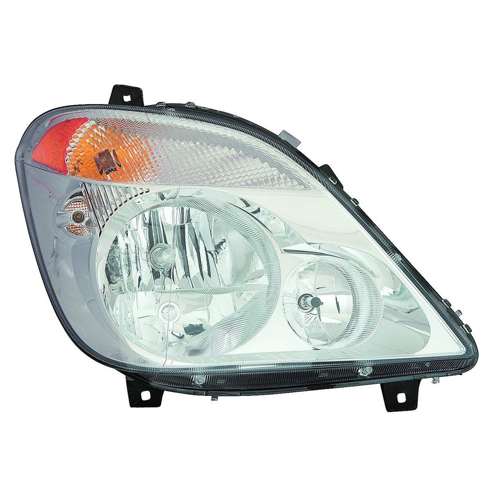Front Right Passenger Side Halogen Headlight Assembly 2007-2013 Dodge Sprinter 2500, Sprinter 3500 & Mercedes-Benz Sprinter 2500, Sprinter 3500