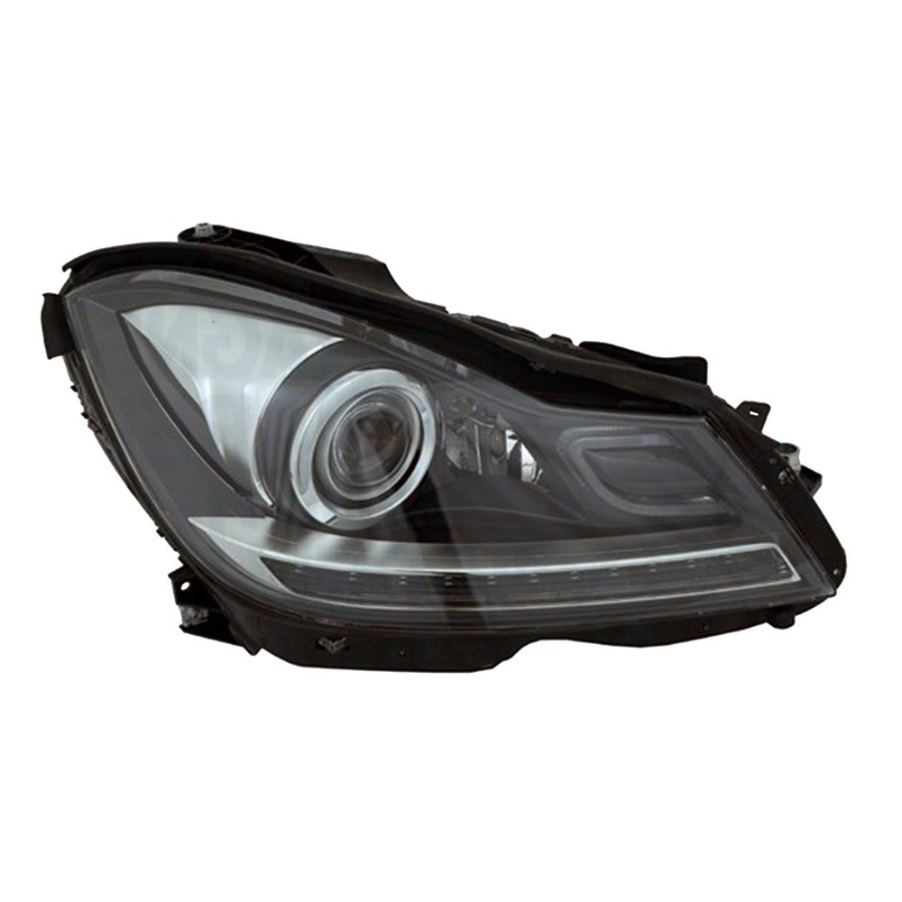 Right Passenger Side Hid Head Lamp Lens And Housing 2012-2015 Mercedes-Benz C250, C300, C350, C63 Amg