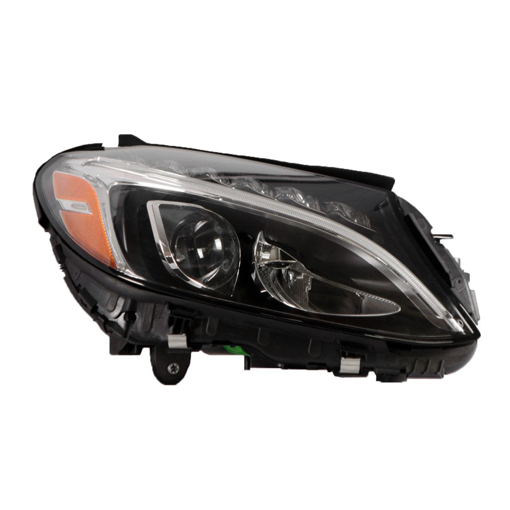 Front Right Passenger Side Led Headlight Lens And Housing 2015-2018 Mercedes-Benz C300, C400, C63 Amg, C63 Amg S, C350, C450 Amg, C43 Amg