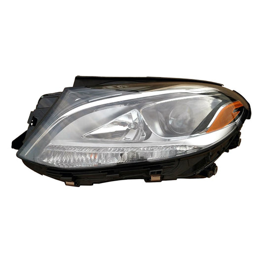 Front Left Driver Side Halogen Headlight Assembly 2016-2019 Mercedes-Benz Gle300d, Gle350, Gle400, Gle550, Gle550e, Gle63 Amg S, Gle43 Amg