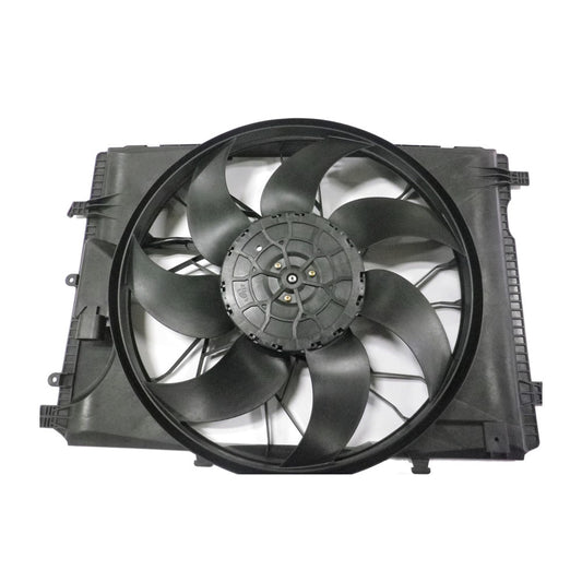 Radiator And Condenser Fan Assembly With One Big Fan 2008-2020 Mercedes-Benz C300, Cl63 Amg, E350, E550, Glk350, C250, C350, Slk250, Slk350, E400