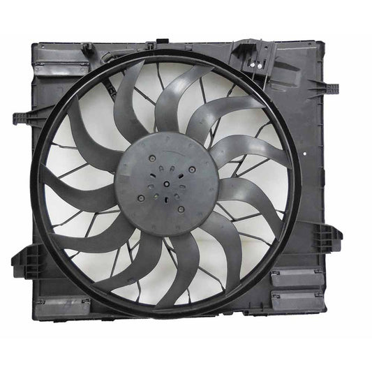 Radiator And Condenser Fan Assembly With One Big Fan 2012-2019 Mercedes-Benz Ml350, Ml63 Amg, Gl350, Gl450, Gl550, Gl63 Amg, Ml250, Gle300d, Gle350