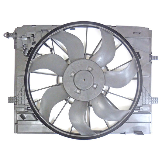 Radiator And Condenser Fan Assembly With One Big Fan 2016-2022 Mercedes-Benz Glc300, E400, E450, Glc350e