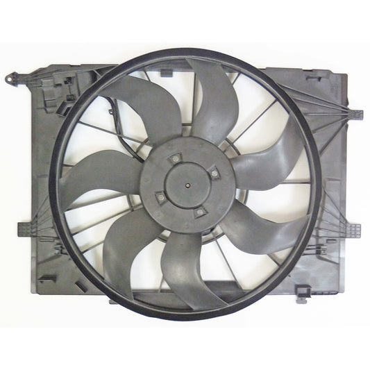 Radiator And Condenser Fan Assembly With One Big Fan 2016-2023 Mercedes-Benz C350, C450 Amg, C43 Amg