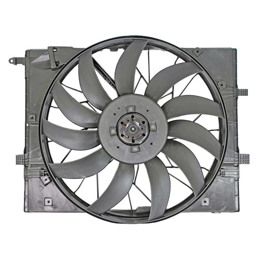 Radiator And Condenser Fan Assembly With One Big Fan 2007-2021 Mercedes-Benz S550, Amg Gt, Amg Gt S, C63 Amg, C63 Amg S
