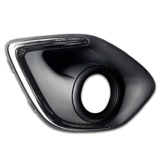 Front Right Passenger Side Fog Light Bezel 2013-2015 Mitsubishi Outlander Sport, Rvr
