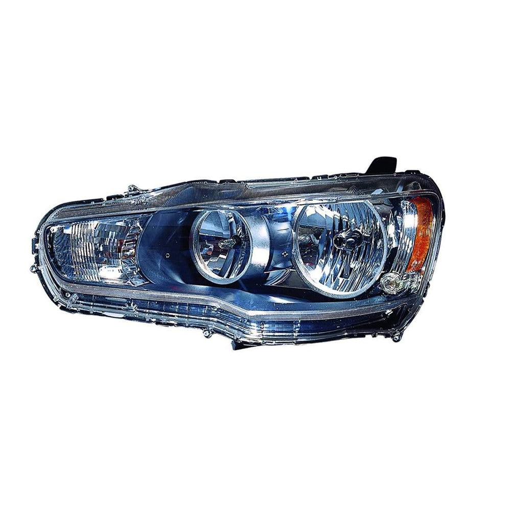 Front Left Driver Side Halogen Headlight Assembly 2008-2009 Mitsubishi Lancer
