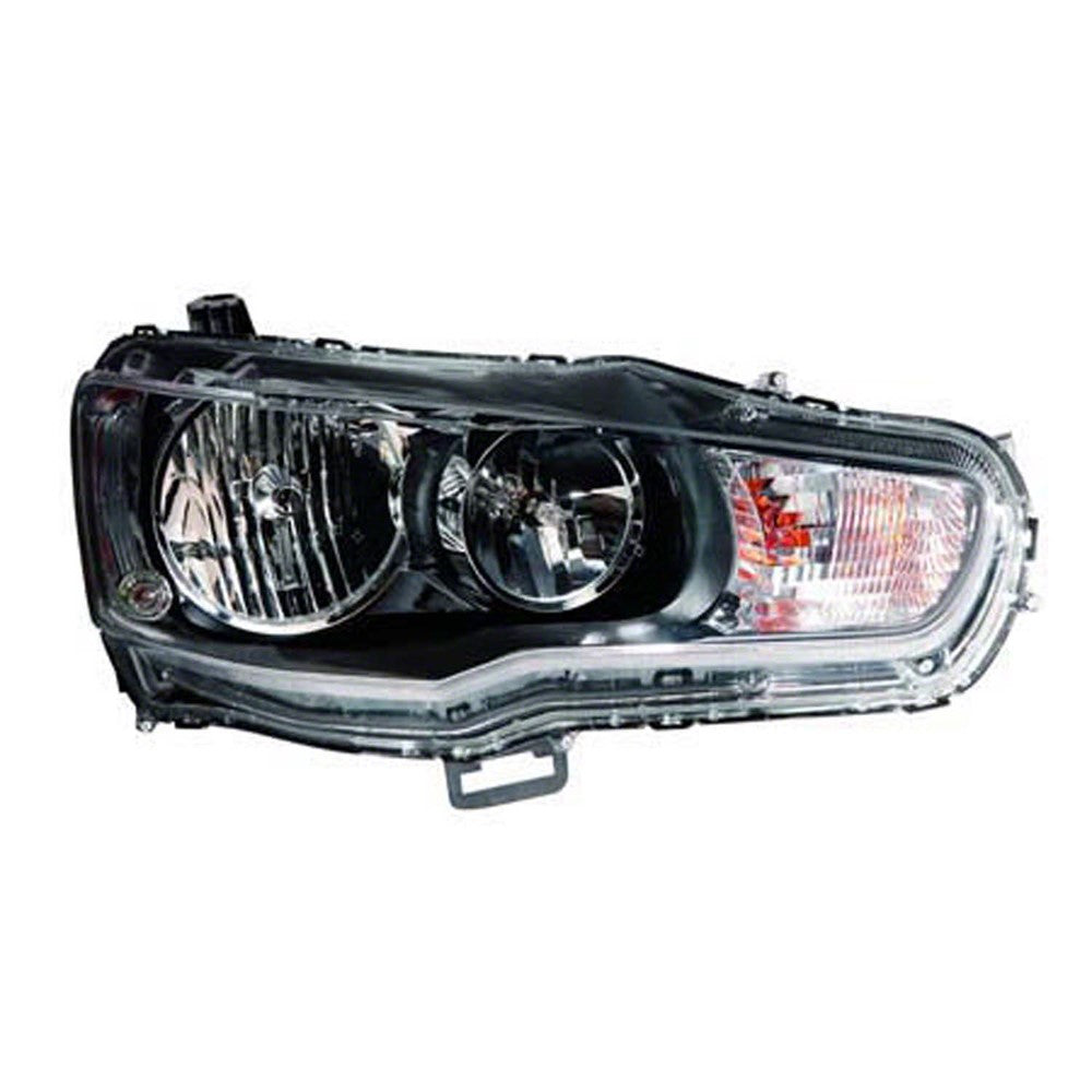 Front Right Passenger Side Halogen Headlight Assembly 2009-2017 Mitsubishi Lancer