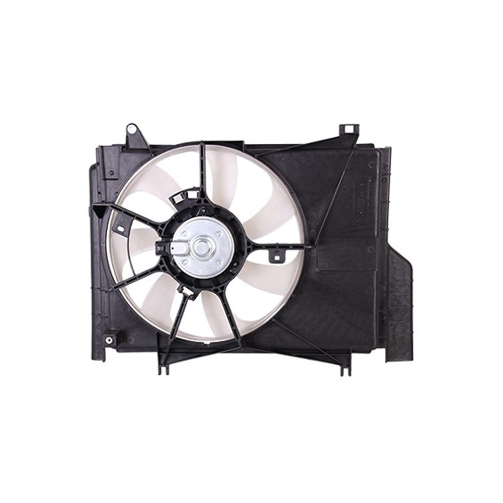 Radiator And Condenser Fan Assembly With One Big Fan 2017-2020 Mitsubishi Mirage G4, Mirage