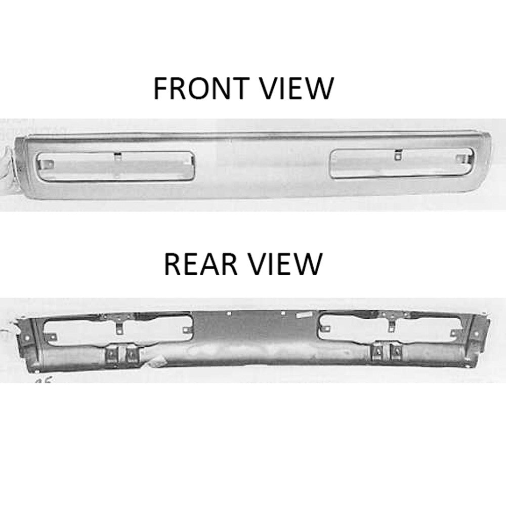Front Bumper Face Bar 1993-1996 Nissan Pickup, Pathfinder